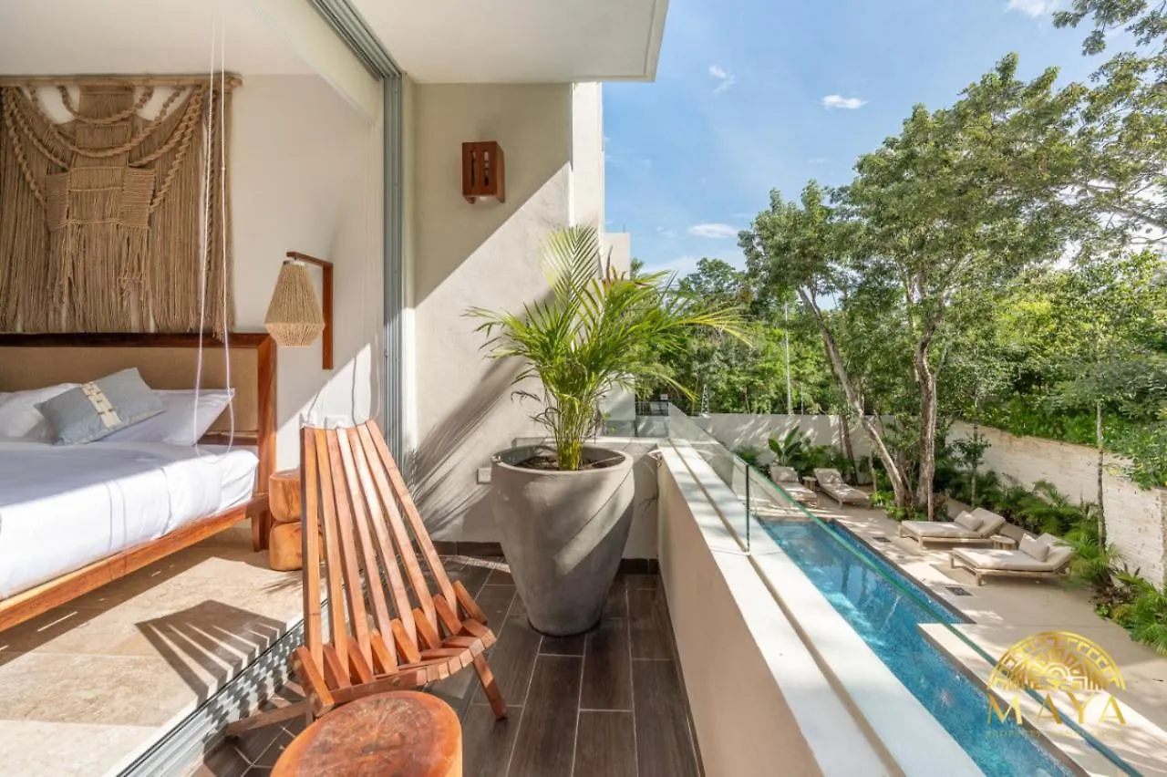 Nhoa 209B Lux 1Br Condo Pool View In Aldea Zama Tulum